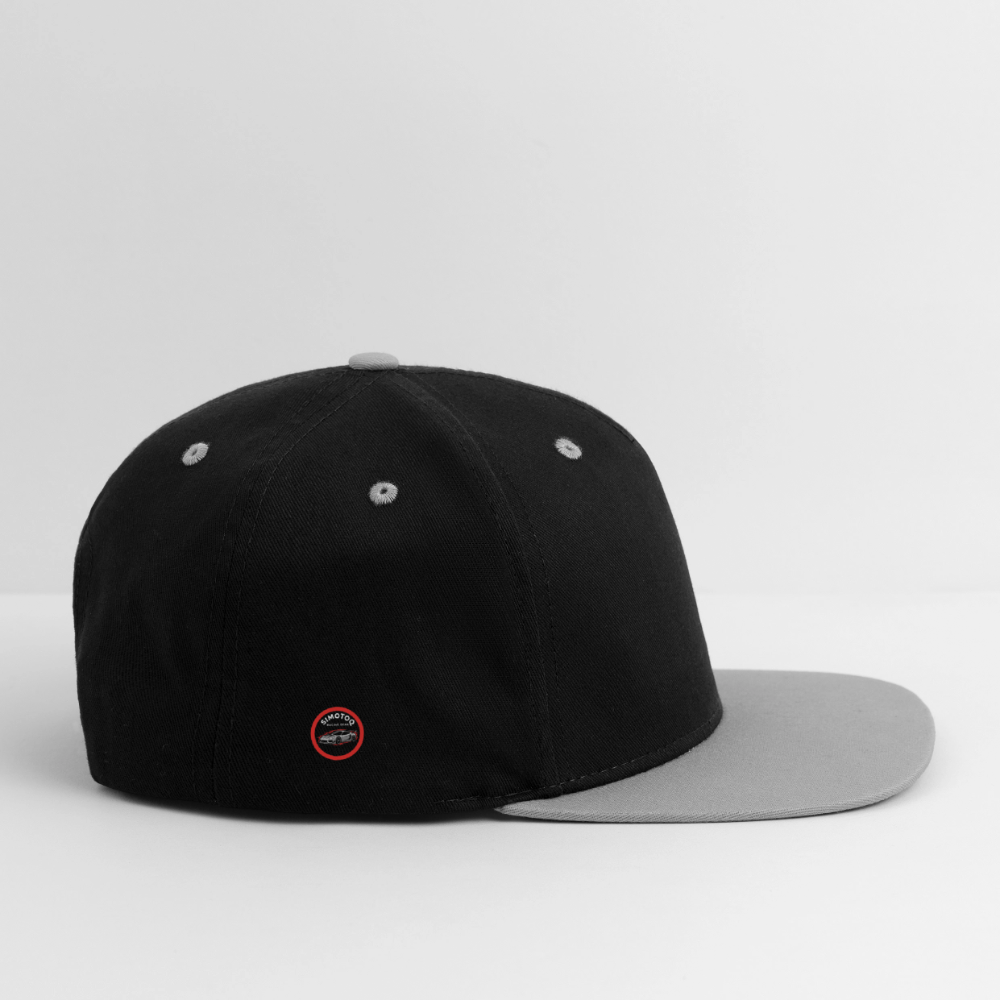 Simotoq Kontrast Snapback Cap - Schwarz/Grau