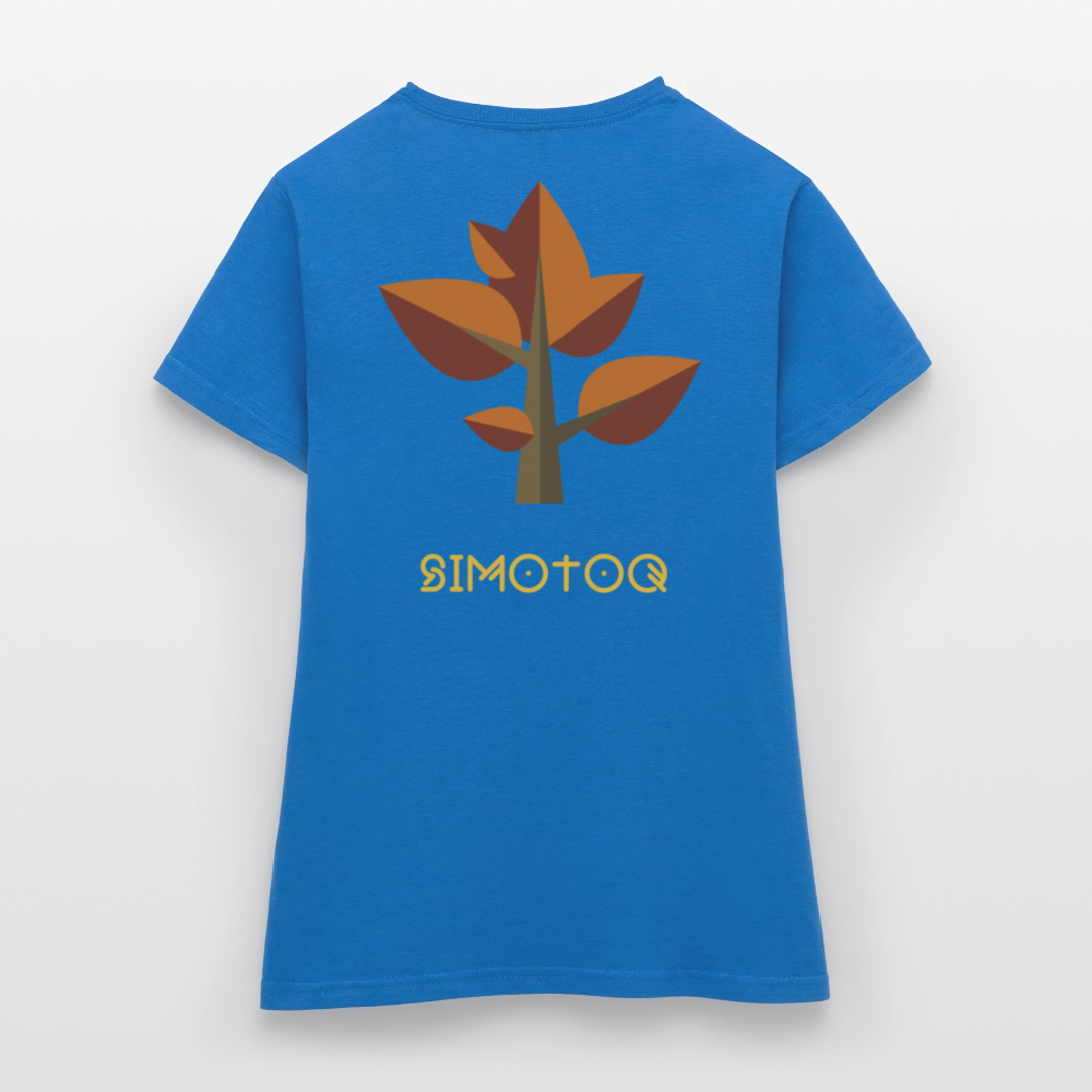 Simotoq Frauen T-Shirt - Herbst Edition - Royalblau
