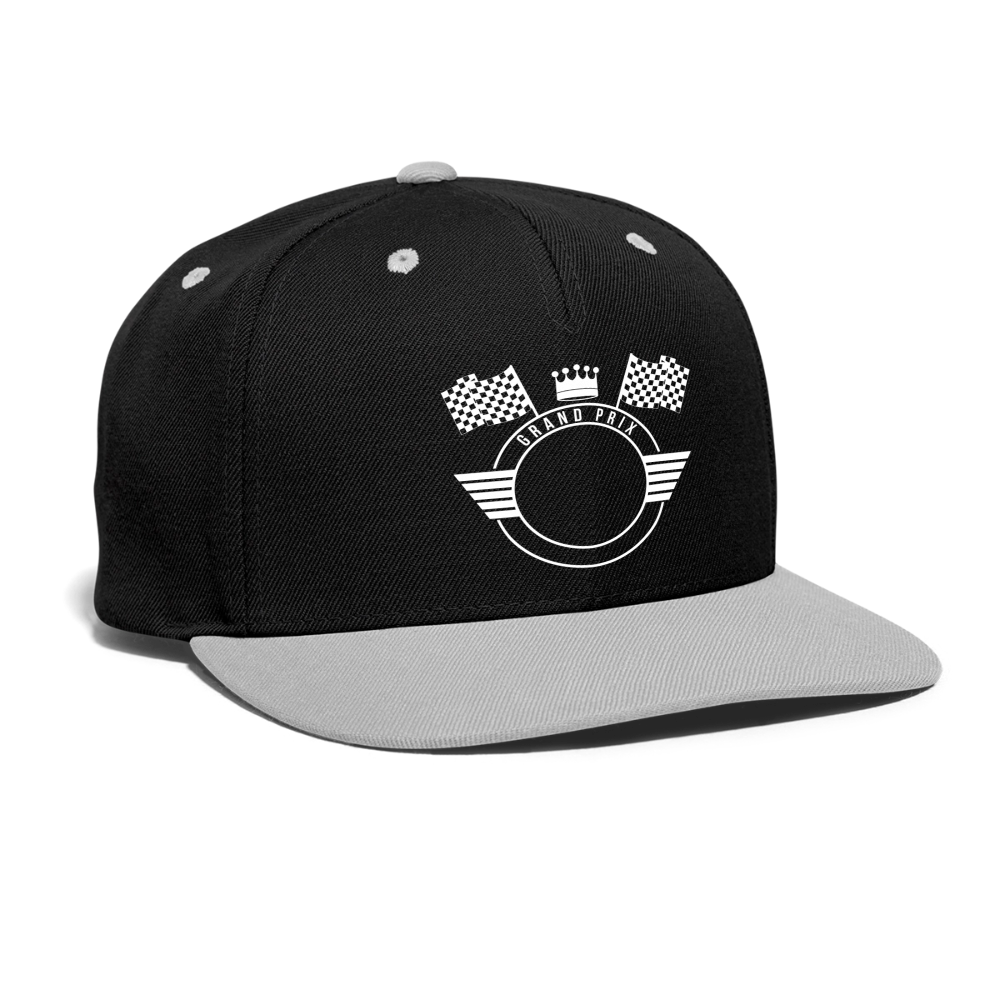 Simotoq Kontrast Snapback Cap - Schwarz/Grau