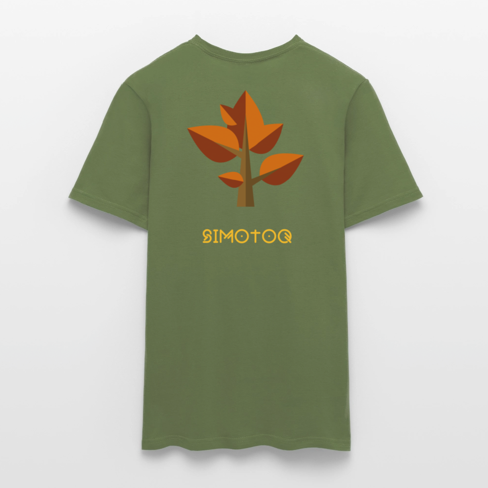 Simotoq Männer T-Shirt – Herbst Edition - Militärgrün