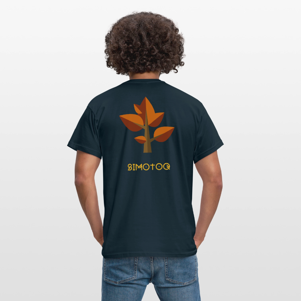 Simotoq Männer T-Shirt – Herbst Edition - Navy