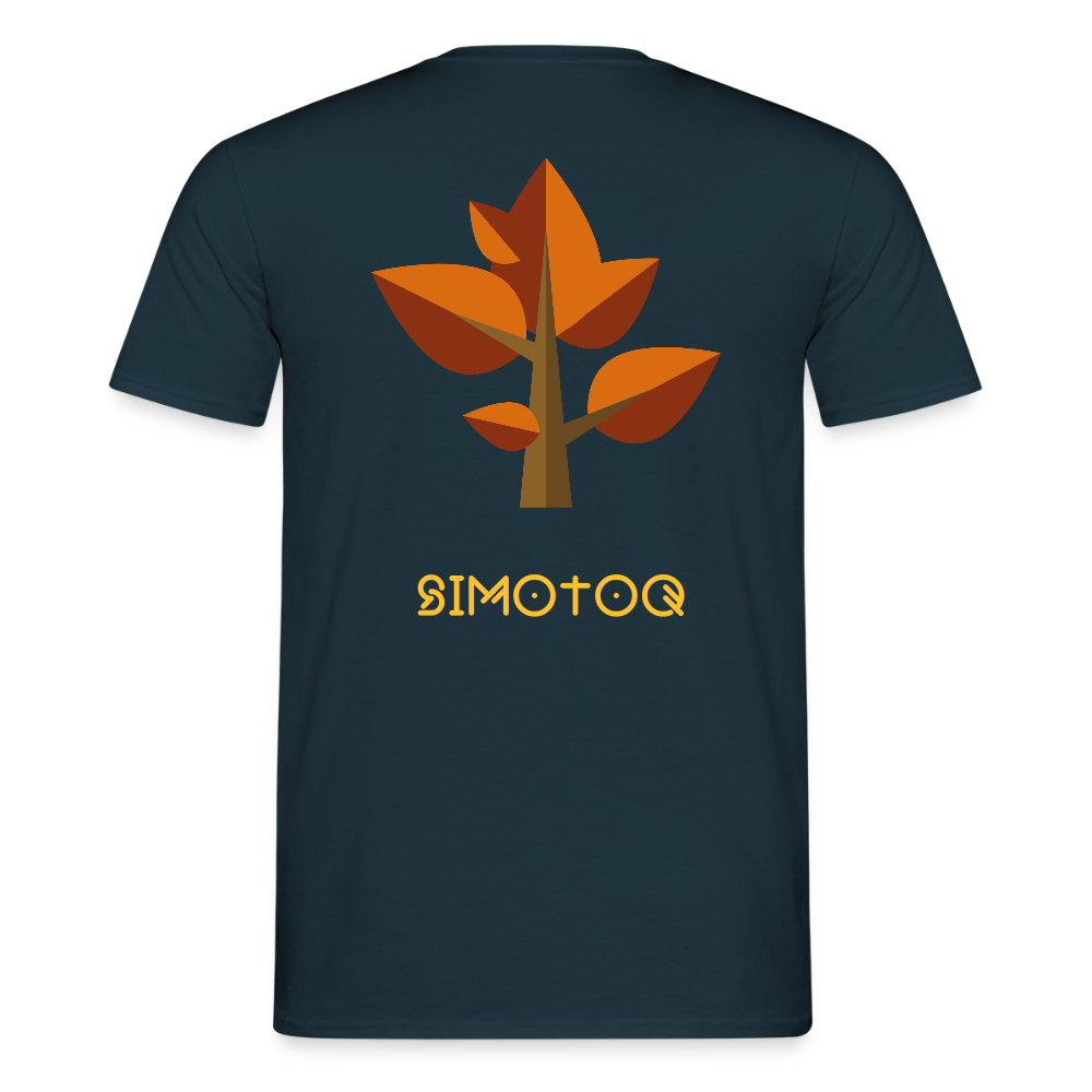 Simotoq Männer T-Shirt – Herbst Edition - Navy