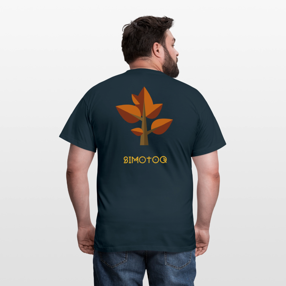 Simotoq Männer T-Shirt – Herbst Edition - Navy