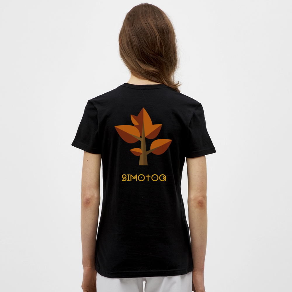 Simotoq Frauen T-Shirt - Herbst Edition - Schwarz