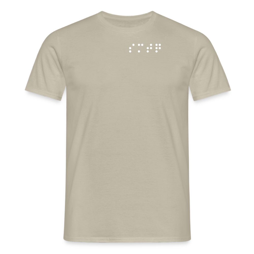 Simotoq Männer T-Shirt – Herbst Edition - Sandbeige