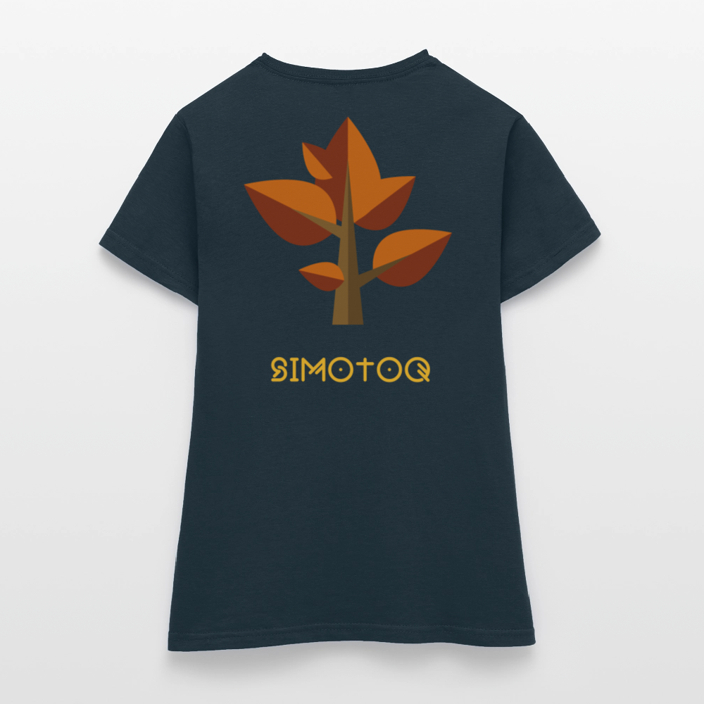 Simotoq Frauen T-Shirt - Herbst Edition - Navy