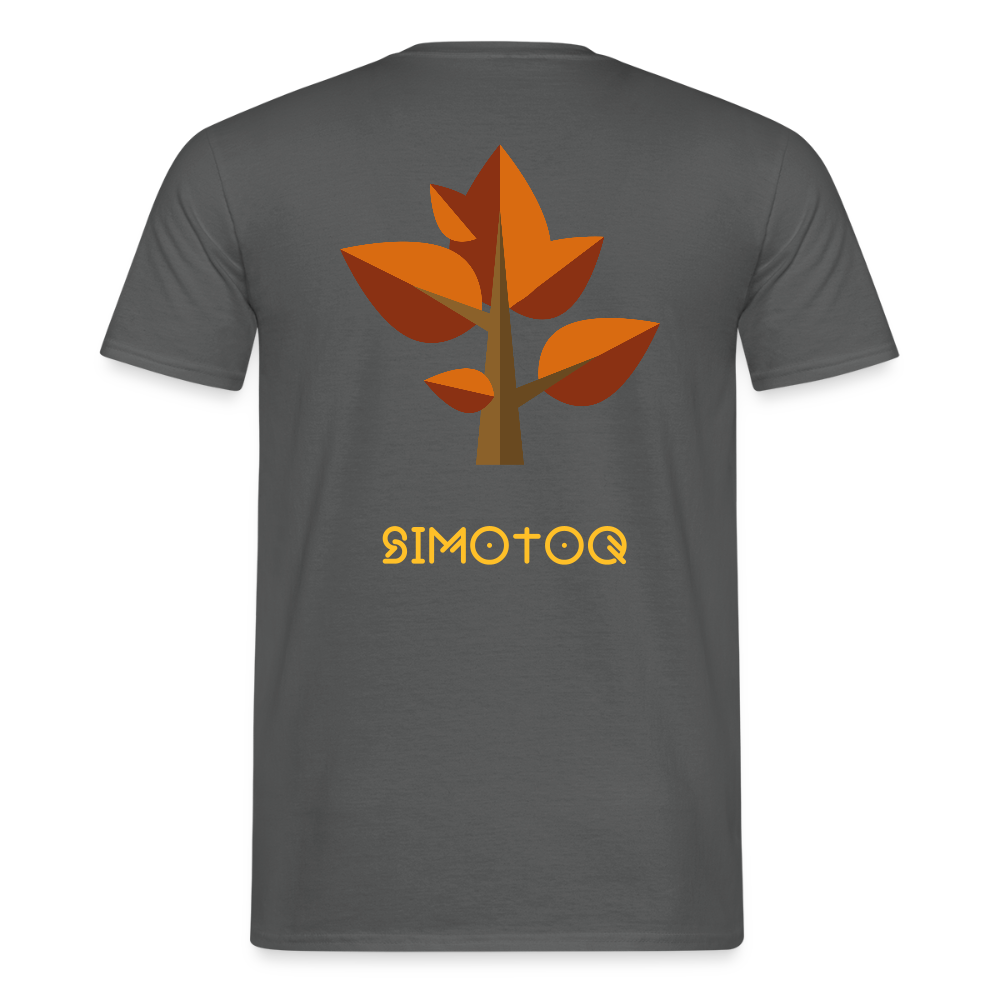 Simotoq Männer T-Shirt – Herbst Edition - Anthrazit