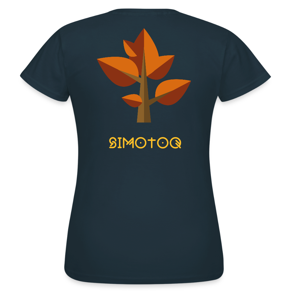 Simotoq Frauen T-Shirt - Herbst Edition - Navy