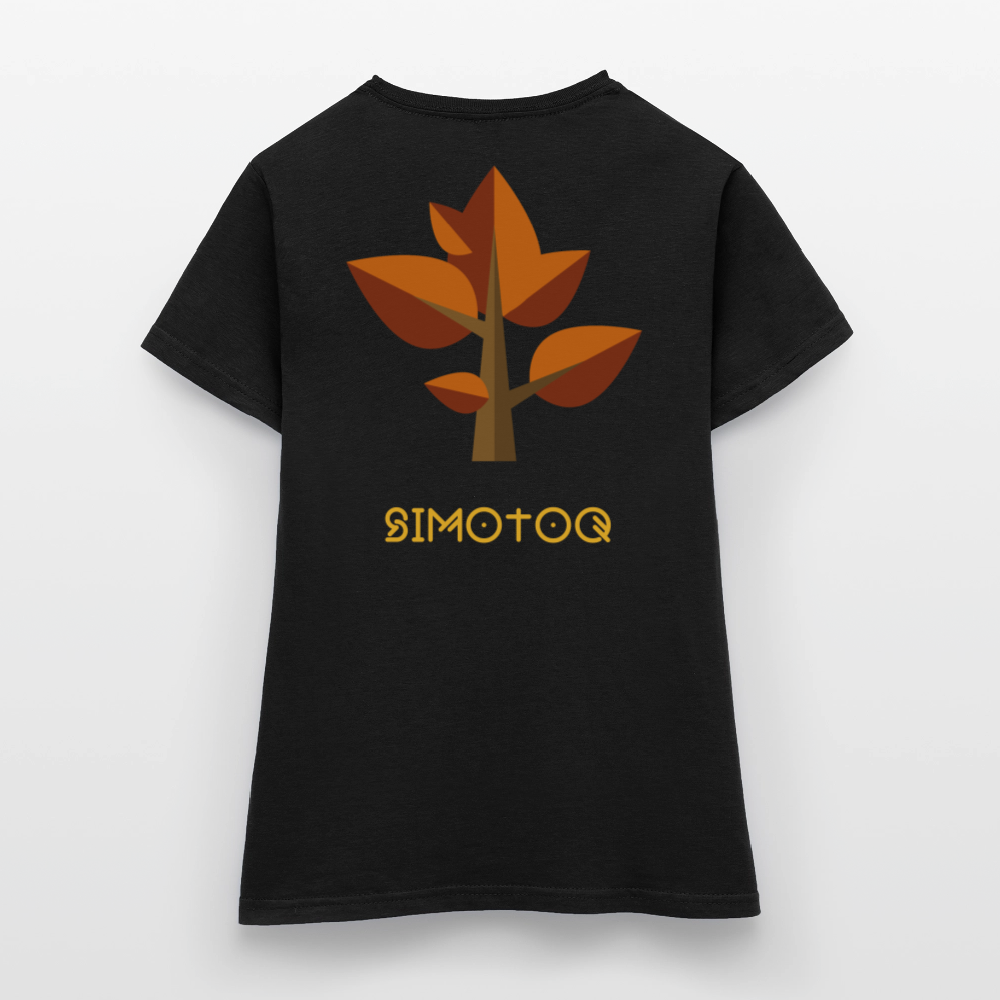 Simotoq Frauen T-Shirt - Herbst Edition - Schwarz
