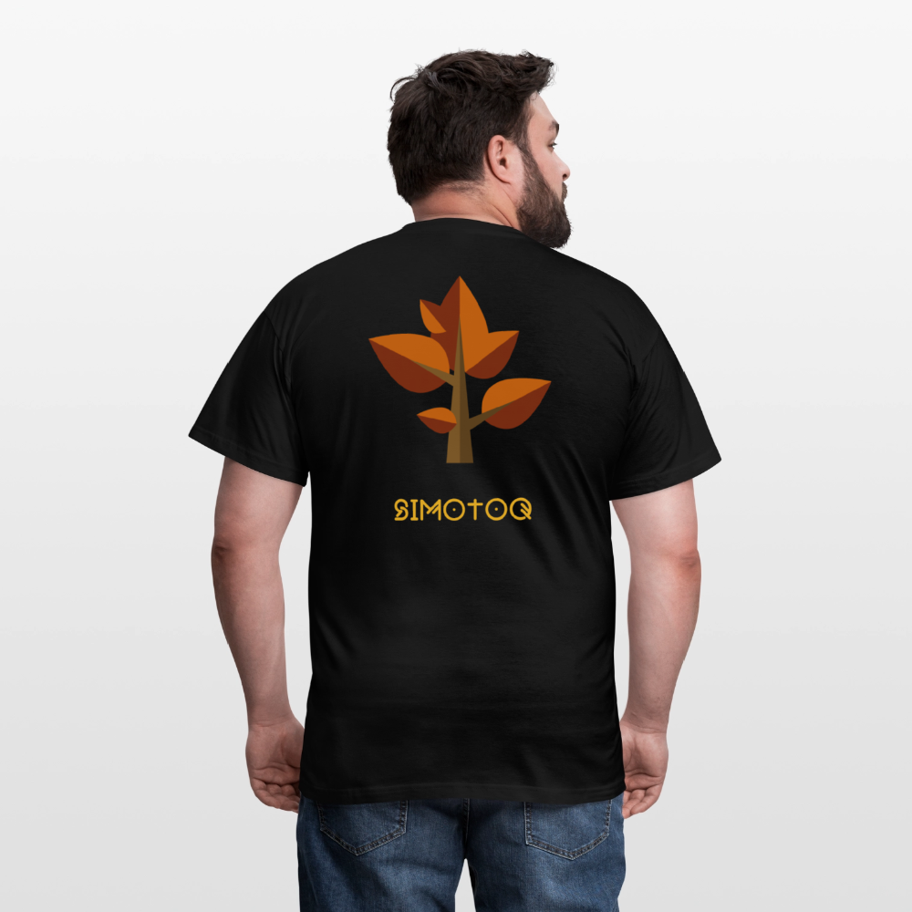 Simotoq Männer T-Shirt – Herbst Edition - Schwarz