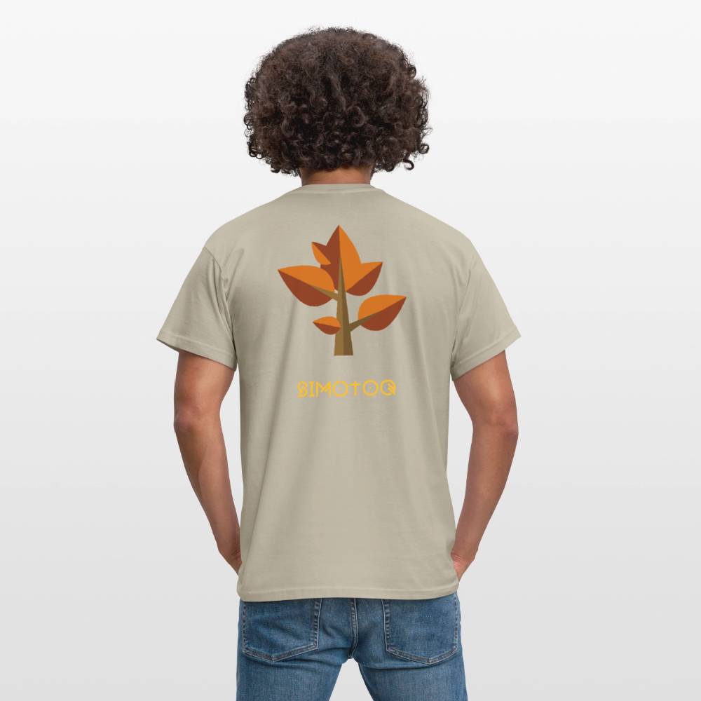 Simotoq Männer T-Shirt – Herbst Edition - Sandbeige
