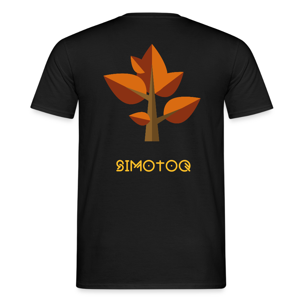 Simotoq Männer T-Shirt – Herbst Edition - Schwarz