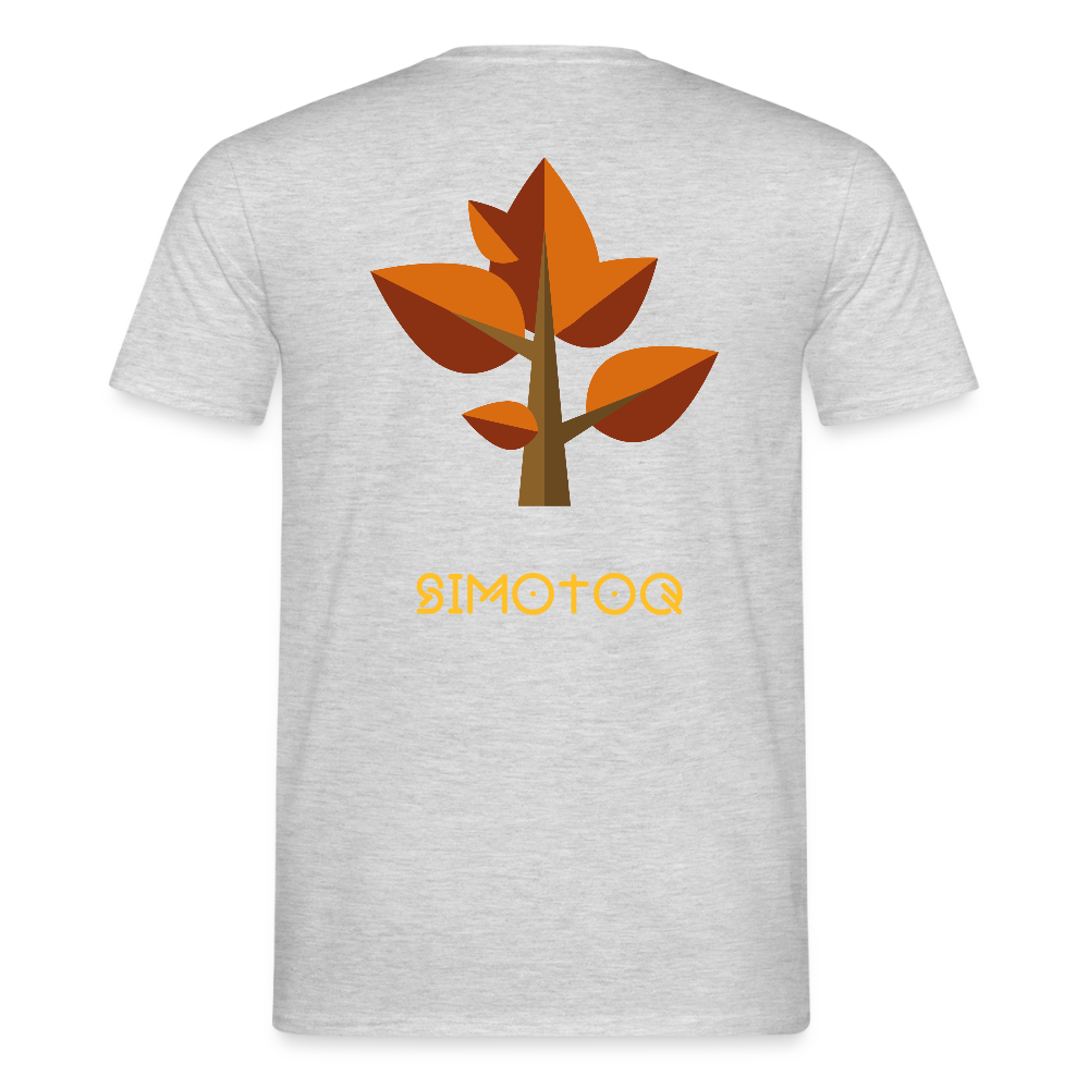 Simotoq Männer T-Shirt – Herbst Edition - Grau meliert