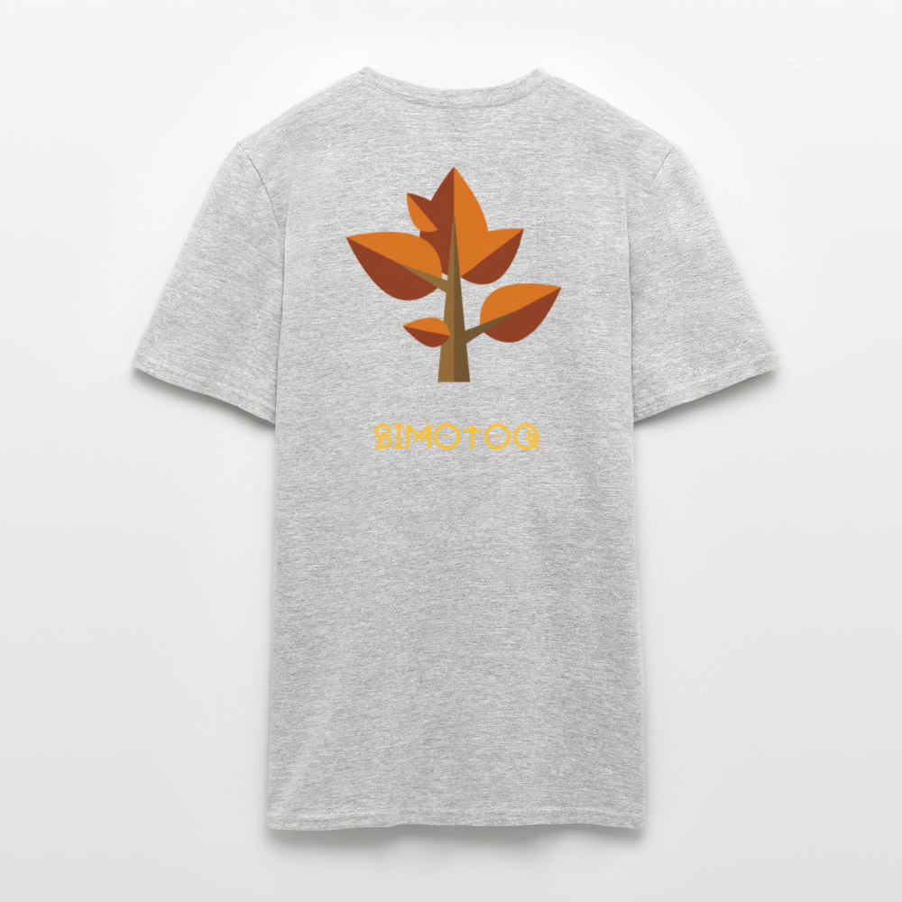 Simotoq Männer T-Shirt – Herbst Edition - Grau meliert