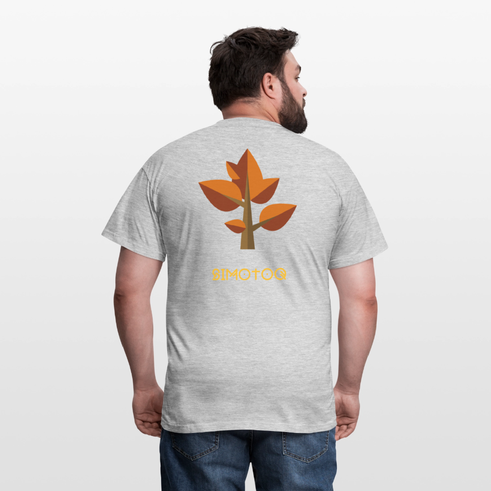 Simotoq Männer T-Shirt – Herbst Edition - Grau meliert