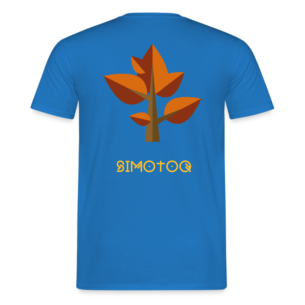 Simotoq Männer T-Shirt – Herbst Edition - Royalblau