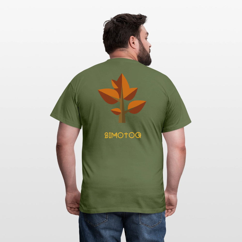 Simotoq Männer T-Shirt – Herbst Edition - Militärgrün