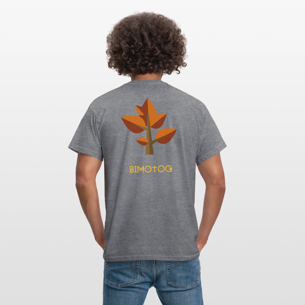 Simotoq Männer T-Shirt – Herbst Edition - Graphit meliert