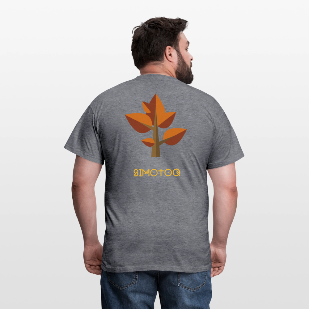 Simotoq Männer T-Shirt – Herbst Edition - Graphit meliert